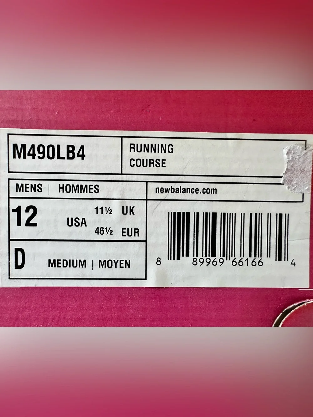 Mens New Balance Moyen Sneaker
